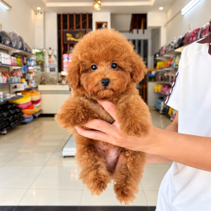 Poodle Nâu Đỏ