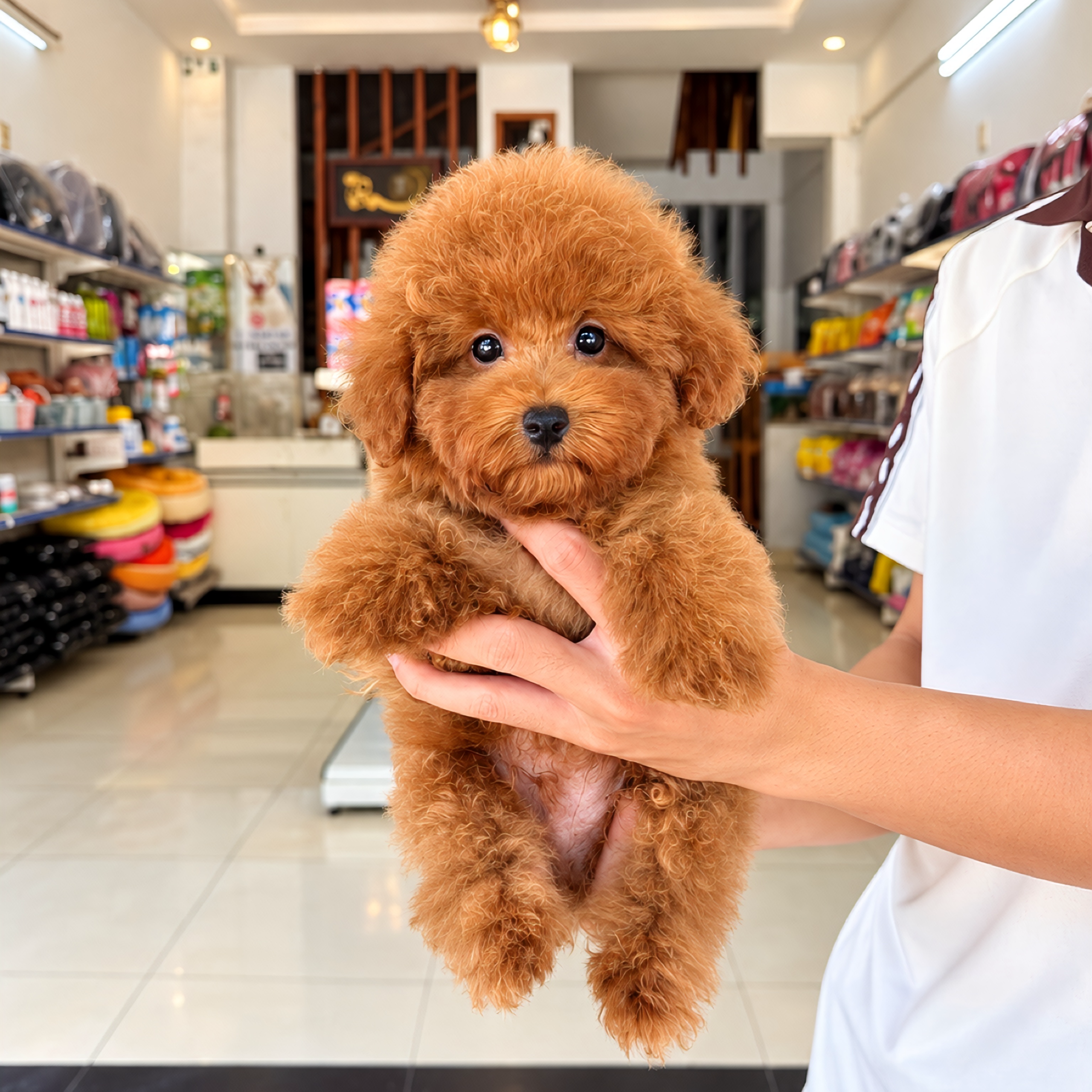 Poodle Nâu Đỏ