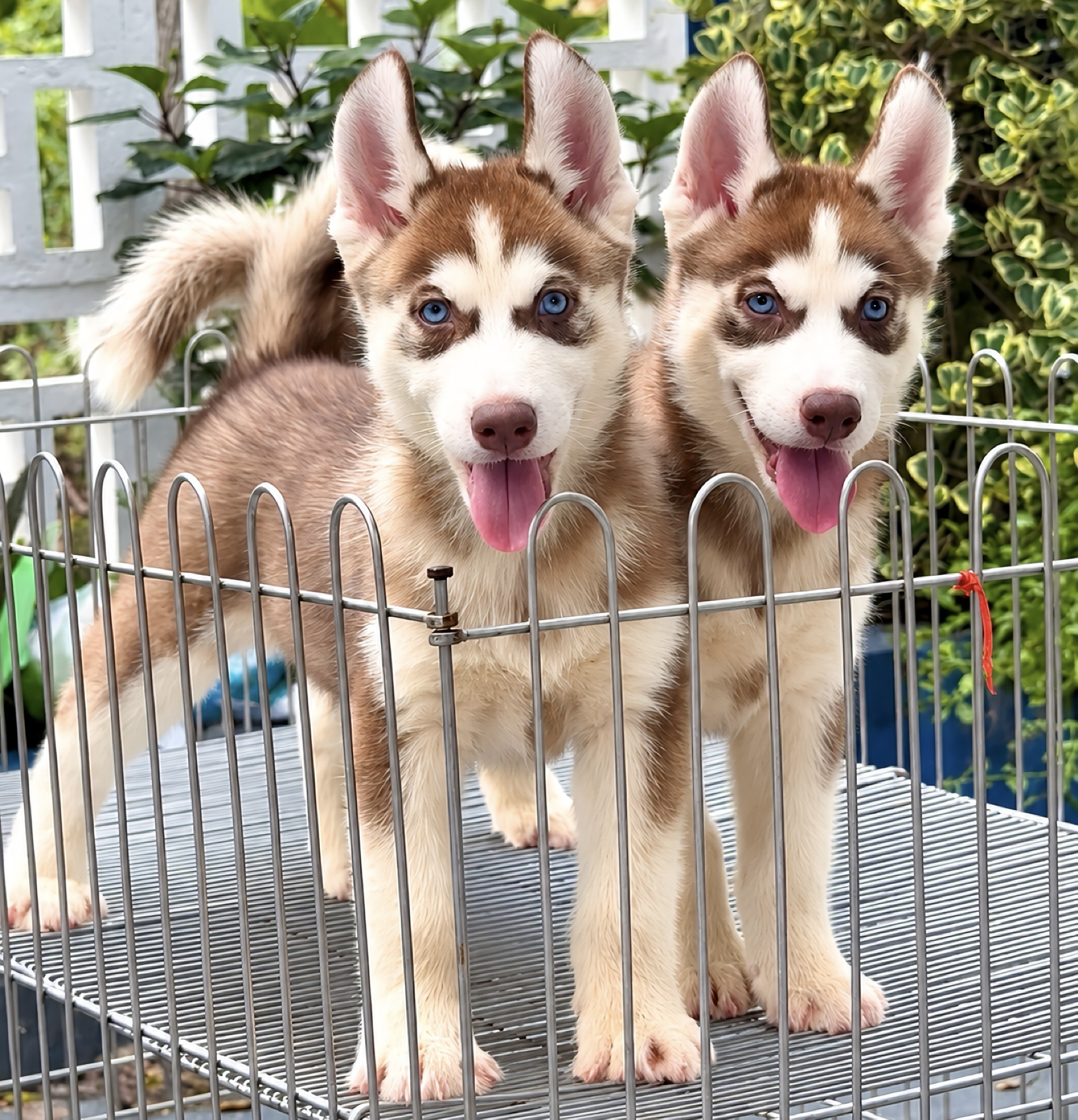 Husky Nâu Đỏ Mắt Xanh